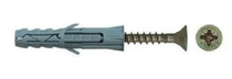 Дюбель с шурупом - дюб.6х30-шур.3.5х30 (10 шт.)