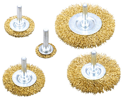 Щетки пров. для дрели (наб.5шт.-5 плоских ф25/38/50/65/75мм) Cutop