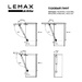 Газовый лифт 60N Lemax profM102/060, серебро