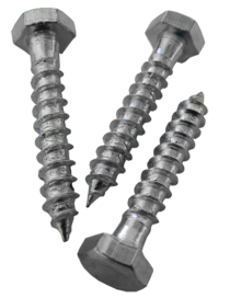 Шуруп шестигранный - 6.0x45 цинк (10 шт.)