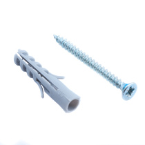 Дюбель полипр. 6x30 с саморезом 3,5x40 15 шт