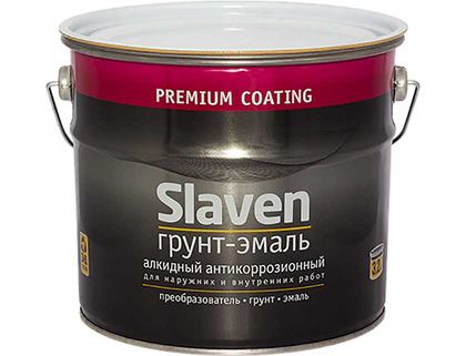 Эмаль Slaven По ржавчине (3.2кг, красный)