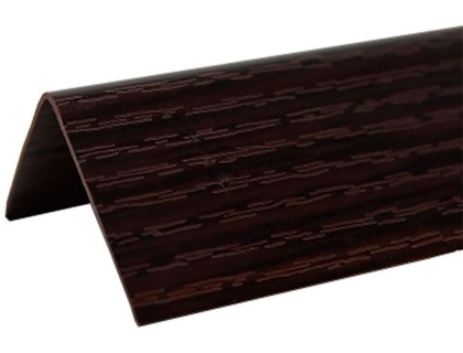 Угол с тиснением двухсторонний 20х20х2700 Венге