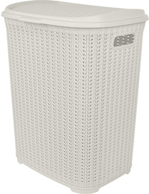 Корзина для белья Plast Team Melange 65л 463х406х507 мм молочный туман