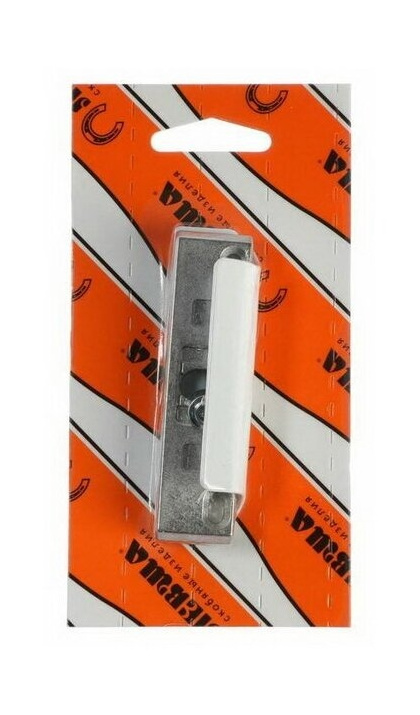 Комплект балконной ручки с защелкой Lux белый арт У1-0459.Б Левша