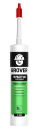 Герметик силиконовый универсальный Grover U 100 белый, 300 мл