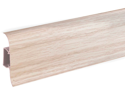 Плинтус напольный ПВХ Дуб Аляска 52мм 2,5м 18, Rico