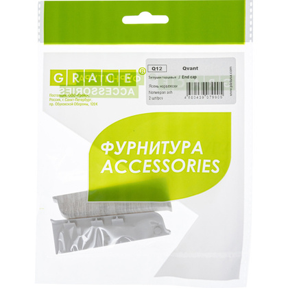 Заглушка лев. и прав.Qvant Q12 Ясень норвежский (2шт)