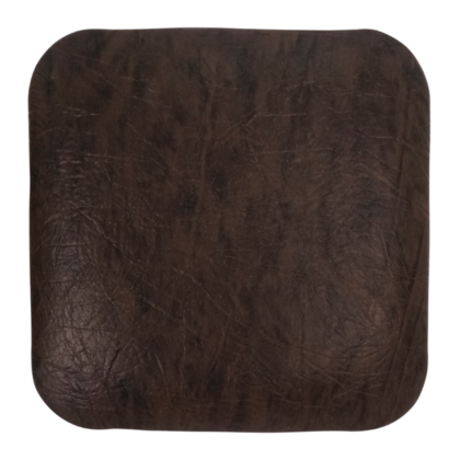 Табурет квадратный «Пенёк крепкий 224» с ЛДСП, серый, цвет сиденья коричневый (v.000 с ЛДСП)