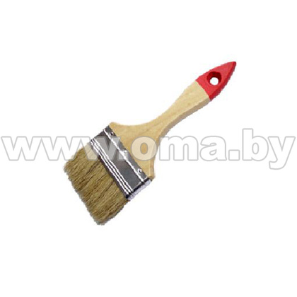 Кисть 	Yourtools КФ 25  натур.ворс Стандарт флейцевая
