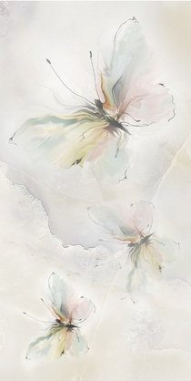 Плитка Оникс Бабочка декор 3 салатн 250х500х9, ОАО Березастройматериалы