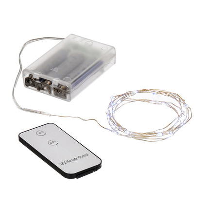 Электрогирлянда Нить Vegas 20 LED, РОСА, 2м, холодный свет, арт. 55105