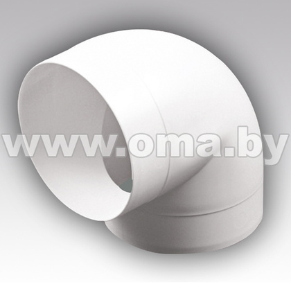 Колено круглое ПВХ 90 D125 12,5ККП