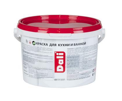 Краска для кухни и ванной DALI белая 2,5 л Рогнеда
