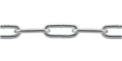 Цепь оцинкованная длиннозвенная d 5 мм