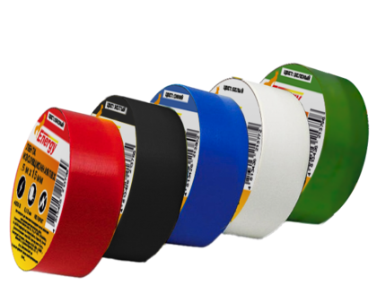 Лента изоляционная ПВХ 15мм х 5м х 0,13мм, набор 5 штук Energy