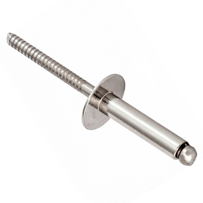 Заклепка вытяжная 4,0x 8 30 шт нерж.