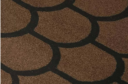 Черепица рулонная Технониколь Бобровый хвост, S8м2, коричневая