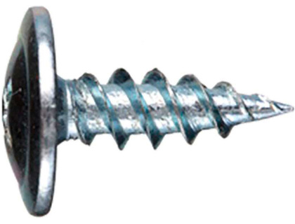 Шуруп по металлу 4,2х19 мм, пресс-шайба, острый, оцинкованный, 500 шт