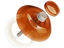 Термошайба для поликарбоната, 25 шт бронза