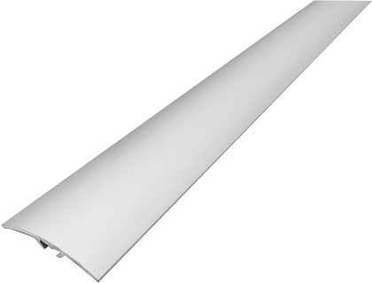 Порог алюм. п/кругл 40мм/0,9м серебро матовое (скрытое крепление),DOMOLETTI