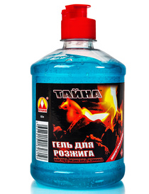 Средство для розжига гель ТАЙНА, 0,5л