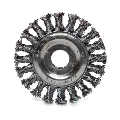 Щетка радиал. провол. жесткая ф150 х22,2мм (д/УШМ,круч.пров) Bohrer