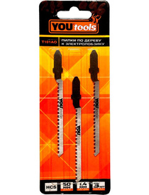Пилка для лобзика по дереву YOURTOOLS T101B 3 шт