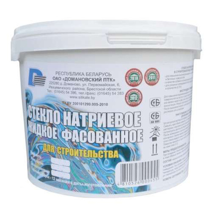 Жидкое стекло натриевое 1,5кг