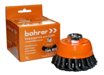 Щетка чаш. провол. жесткая ф 75ммхМ14 (д/УШМ,круч.пров) Bohrer