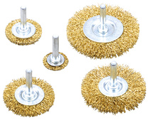 Щетки пров. для дрели (наб.5шт.-5 плоских ф25/38/50/65/75мм) Cutop