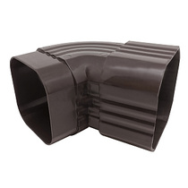 Колено трубы 67/67 MUROL U110, TBB коричневый