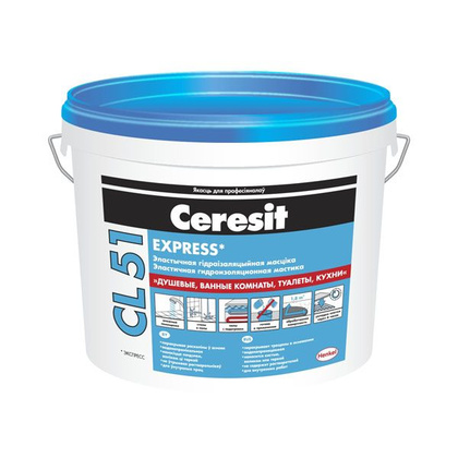 Мастика однокомпонентная гидроизоляционная Ceresit CL-51 5 кг