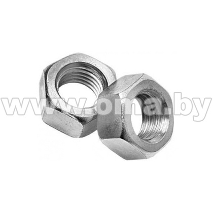 Гайка М8-6Н,6 Suzhou Hongly Hardware оцинкованная, 1 кг (180 штук)