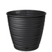 Горшок для цветов Saffron 1,5 л с поддоном, 13*14 см (черный)221610130/02