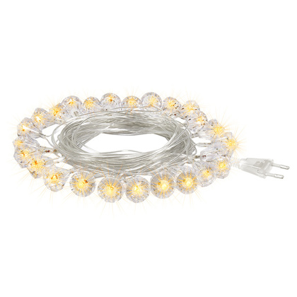 Электрогирлянда Бриллианты Vegas 25 LED, 5м, теплый свет, арт. 55083