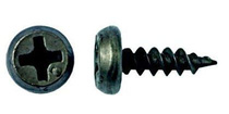 Шуруп-саморез по металлу 3,5х11 полуцилиндрический оксидированный, 30 шт