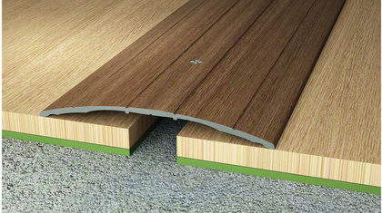 Порог алюм п/к 60мм 0,9 дуб тёмный DOMOLETTI