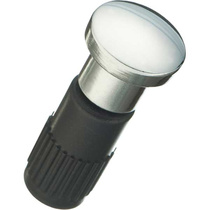 Заглушка рейлинга модерн, хром