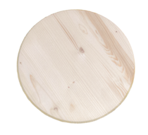 Столешница круглая 28х300х300мм, сорт В, мат. Хвоя