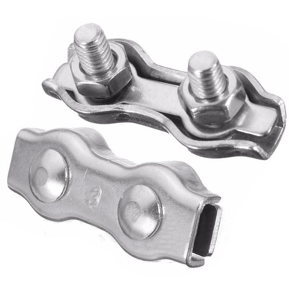 Соединитель троса двойной цинк Vagner SDH 6 мм 2 шт