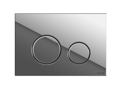 Кнопка для инсталляции Cersanit TWINS, пластик золотой матовый арт.63524