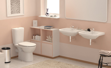 Унитаз-компакт Альбано R ЖС Инкоэр белый с1, ОАО Керамин