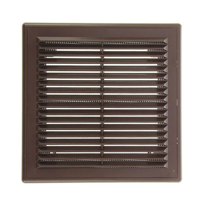 Решётка вентиляционная разъем.208х208мм прям.жал. Эковент - 2121П