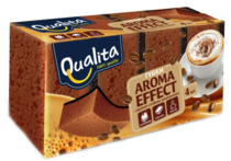Губки кухонные QUALITA AROMA EFFECT, 4шт