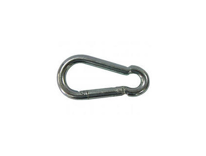 Карабин пружинный цинк10х100 мм фасов 1 шт Bohrer