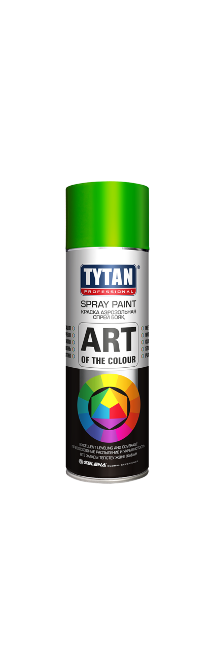 Краска аэрозольная TYTAN Professional RAL 6018 светло-зеленая 400мл