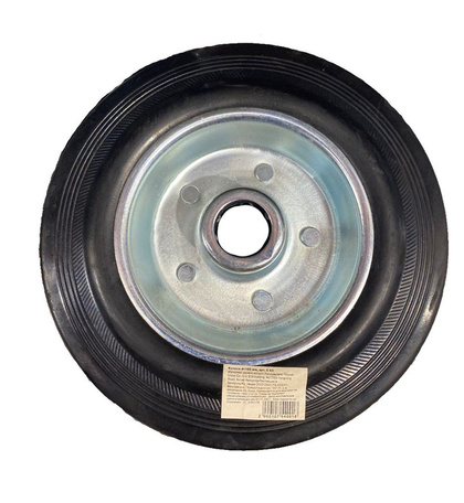 Колесо d=160 мм, черная рез., цельное, б/кронштейнов арт. C 63