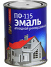 Эмаль ПФ-115 алкидная универсальная, черная, 0,8 кг