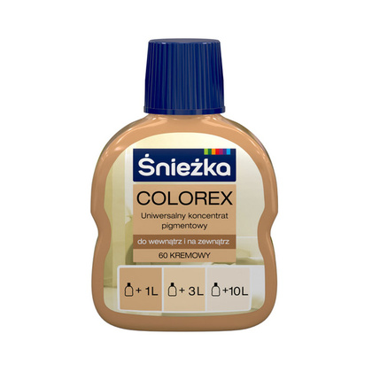 Паста колеровочная Sniezka Колорекс №60 кремовая 100мл